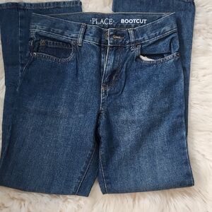 Children's Place Boys Bootcut Jeans - Dark Blue